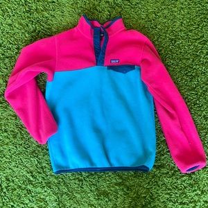 Patagonia color block sweatshirt